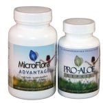Picture of the MicroFlora Advantage and te Pro-AloeRepair